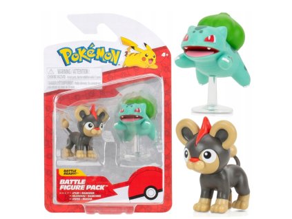 Figurky Pokémon Battle Litleo a Bulbasaur