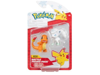 Figurky Pokémon Holiday Charmander a Alolan Vulpix