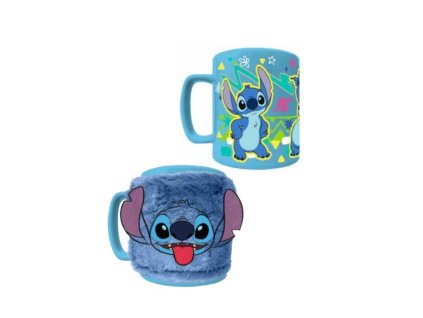 Hrnek Stitch s plyšem 440ml