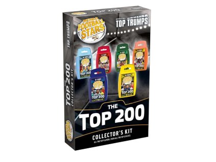 Sběratelský set World Football Stars Top 200 Top Trumps Collectors Kit
