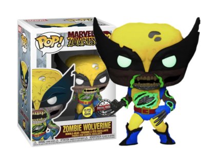 Funko Pop! Marvel Zombies Zombie Wolverine Glows in the Dark