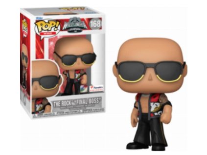 Funko Pop! 168 WWE Wrestlemania The Rock final Boss