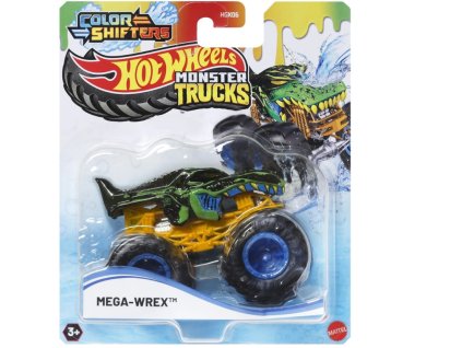 Hot Wheels Monster Trucks Colour Shiffter Mega Wrex Nové