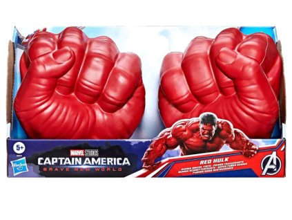 Rukavice Marvel Red Hulk Smash Fists Nové