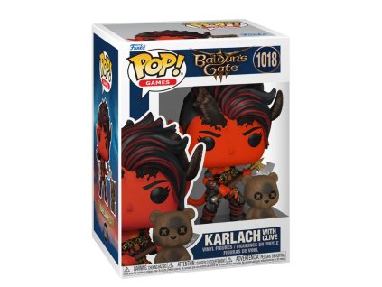 Funko Pop! 1018 Baldurs Gate Karlach With Clive