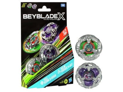 Beyblade X Dual Pack Yell Kong 3 60GB and Helm Knight 5 80T