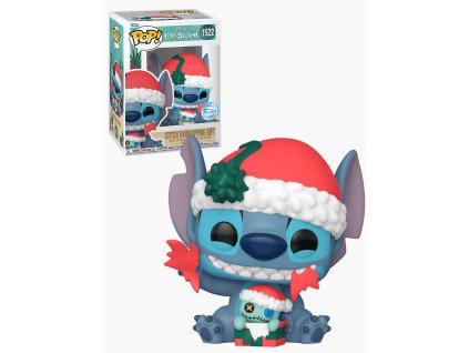 Funko Pop! 1522 Disney Lilo and Stitch Stitch Unwrapping Gift