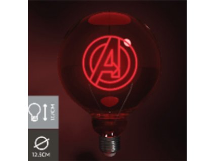 Žárovka Marvel Avenegrs LED Neon Bulb