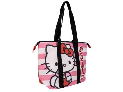 Nákupní taška Hello Kitty pruhovaná Nové