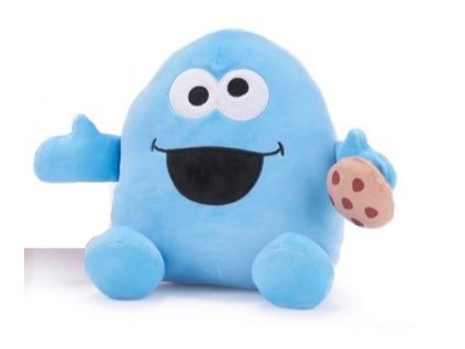 Plyšák Squashy Sesame Street modrý 21cm Nové