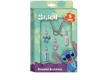 Náramek Lilo a Stitch s 5 přívěšky