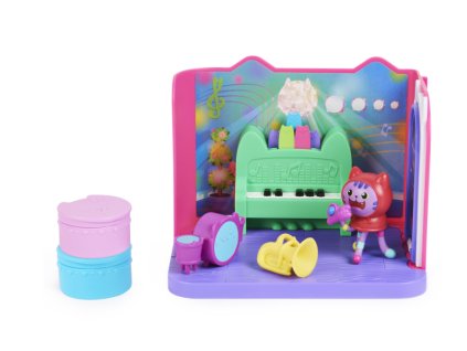 Hrací set Gábinin kouzelný domek James Catnip Hudební místnost