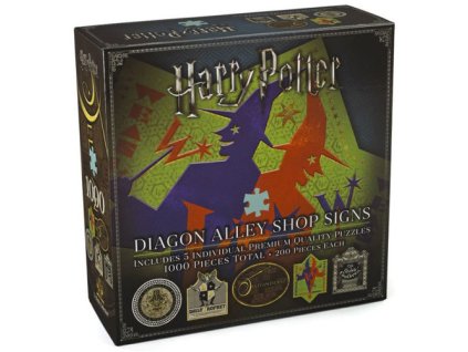 Puzzle Harry Potter Příčná ulice 5x200dílků