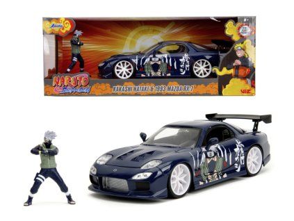 Auto Kakashi Hatake 1993 Mazda RX 7 s figurkou 1