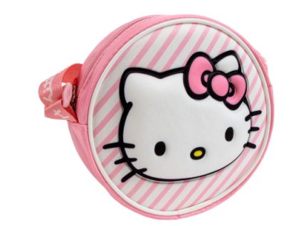 Kabelka Hello Kitty 3D kulatá