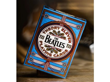 Herní karty The Beatles modré