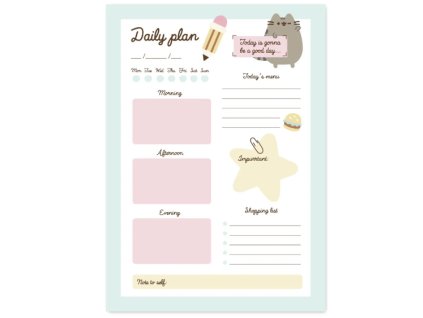 Týdenní plánovač Pusheen A5