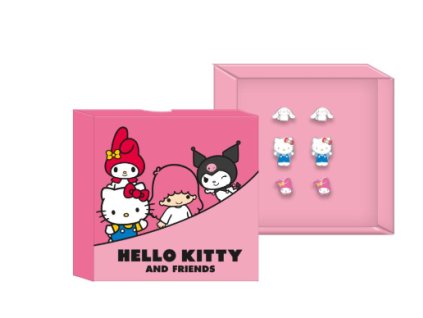 Náušnice Hello Kitty 3 páry