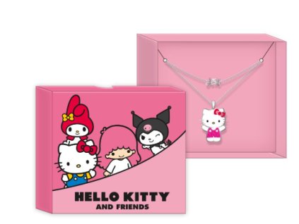 Náhrdelník Hello Kitty v růžovém