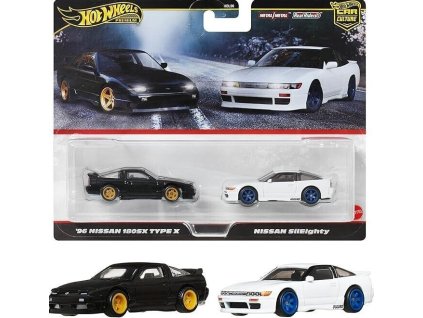 Hot Wheels Premium Car Culture 96 Nissan 180SX Type X and Nissan Sileighty Nové