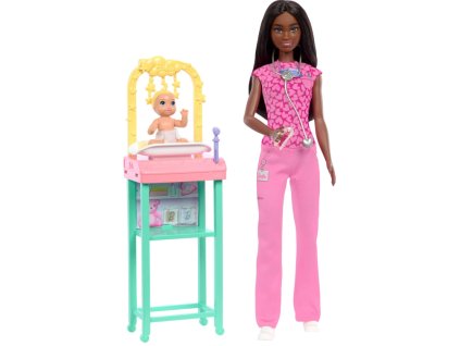 Barbie Povolání Doktorka s černými vlasy