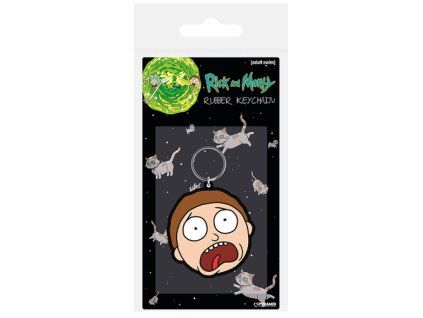 Klíčenka Rick a Morty Face