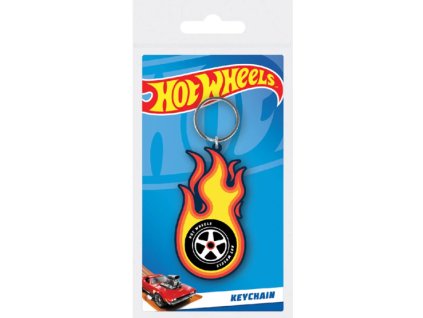 Klíčenka Hot Wheels Burning Tyre