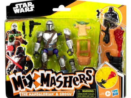 Figurka Star Wars Mixmashers DLX The Mandalorian a Grogu