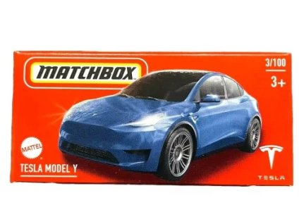 Matchbox Tesla Model Y modrá Nové