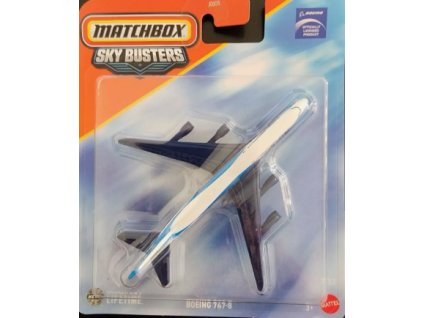 Matchbox Sky Busters Boeing 7478 bílé