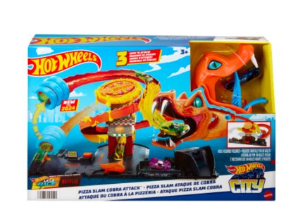Hot Wheels City Hladová kobra útočí