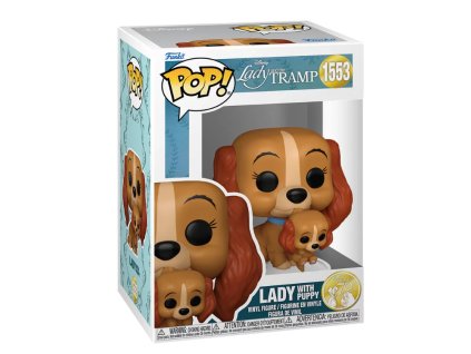 Funko Pop! 1553 Disney Lady and The Tramp Lady With Puppy