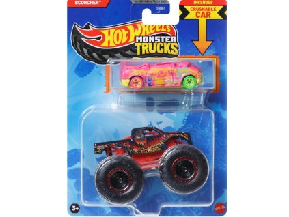 Hot Wheels Monster Trucks Scorcher 2 Pack