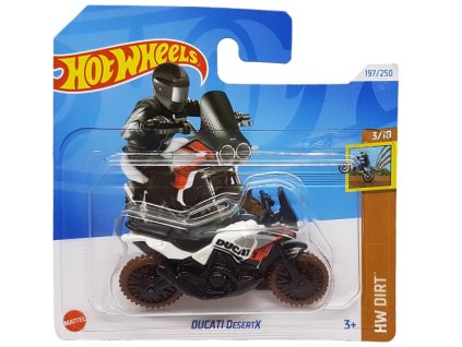 Hot Wheels Ducati DesertX bílá