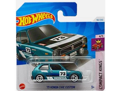 Hot Wheels 73 Honda Civic Custom zelená
