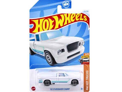 Hot Wheels 63 Studebaker Champ bílý