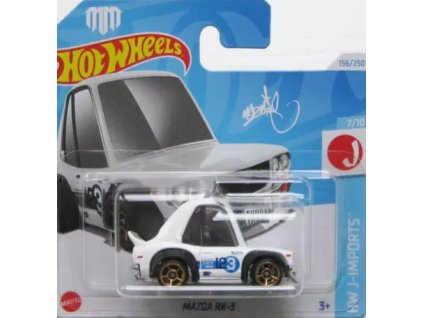 Hot Wheels Mazda RX 3 bílá