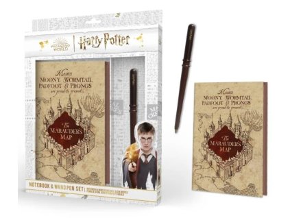 Zápisník Harry Potter Pobertův plánek