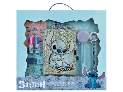 Set Diář s razítkem a samolepkami Stitch