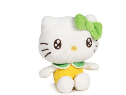 Plyšák Hello Kitty Fruits žlutá 12cm