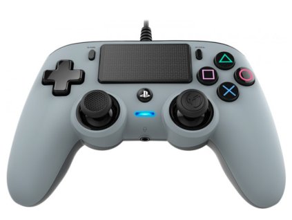 PS4 Nacon Compact ovladač šedý