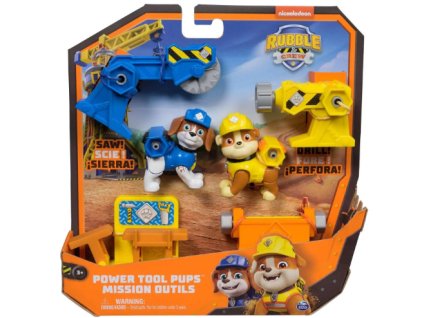 Figurky Tlapková patrola Rubble s nářadím