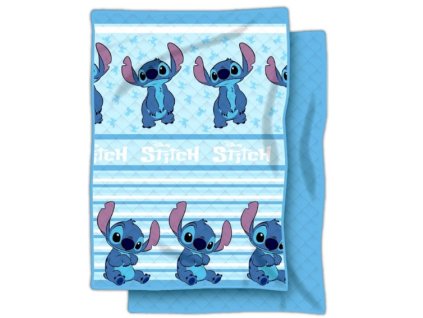 Deka Lilo a Stitch modrá 150x250cm
