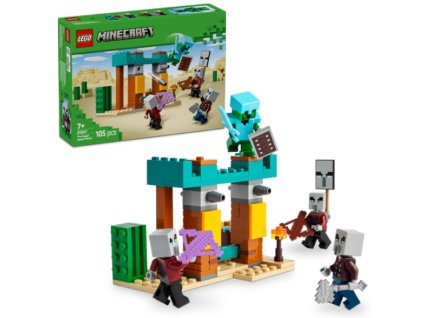 LEGO 21267 Minecraft Pouštní hlídka zákeřníků