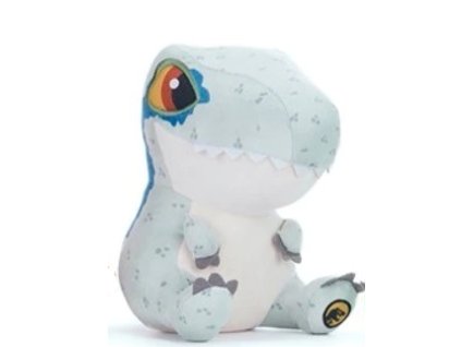 Plyšák Jurský svět Squashy Blue Raptor 25cm