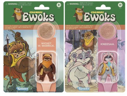 Figurky Star Wars Ewoks Wicket W Warrick a Kneesaa 9cm