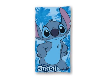 Plážová osuška Lilo a Stitch modrá