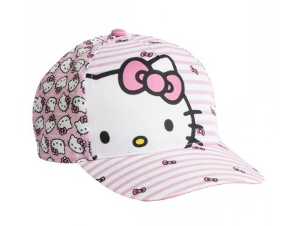 Kšiltovka Hello Kitty světle růžová 53cm