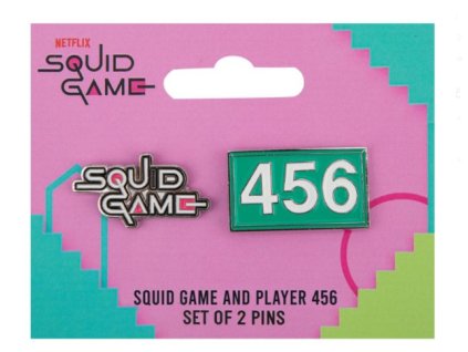 Odznaky Squid Game Squid Game a Player 456