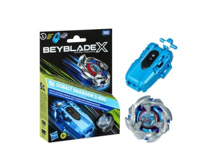 Beyblade X Deluxe String Launcher Cobalt Dragoon 2 60C